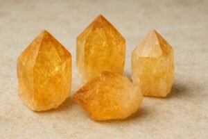 citrine pierre lithothérapie capricorne