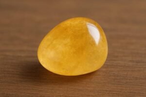 citrine pierre roulée lithothérapie